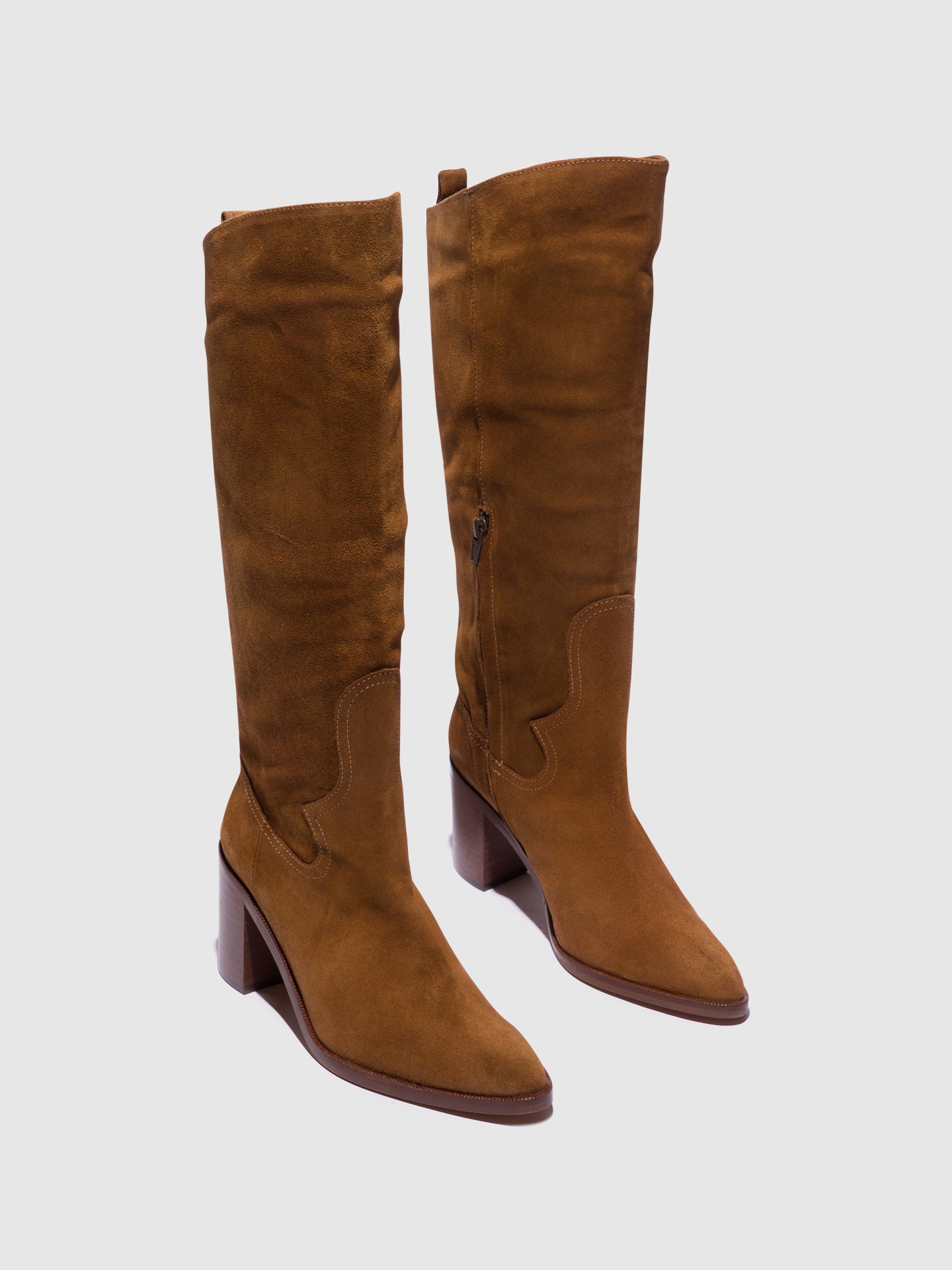 Foreva Botas com Fecho em Camel